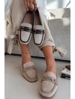 Mokasiny Dámské S Ozdobným Béžové model 21915066 - Boto