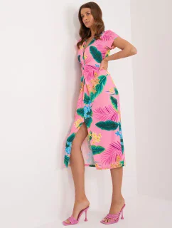 Sukienka DHJ SK  różowy model 20095231 - FPrice