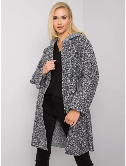 Dámský kabát TW CZ BI 21715 1.87P tmavě šedý Dámský kabát TW CZ BI 21715 1.87P tmavě šedý