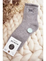 Dámské tlusté ponožky šedé Dámské tlusté ponožky šedé