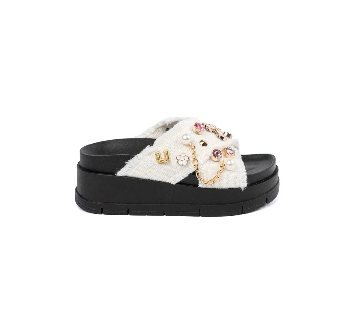 Praktické model 21106537 nazouváky dámské platforma - SEASTAR