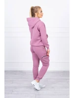 Izolační sada s ozdobnou kapsou tmavě růžová