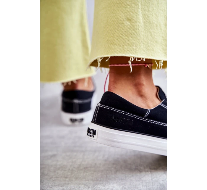 Dámské látkové tenisky Big Star model 21594345 Černá - Big Star Shoes Dámské látkové tenisky Big Star model 21594345 Černá - Big Star Shoes