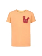 Dětské bavlněné triko nax NAX OMESO peach