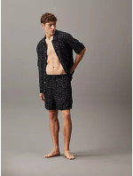 Spodní prádlo Pánské pyžamo S/S BUTTON DOWN 000NM2578ELXW - Calvin Klein