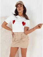 Dámské tričko bílé Dstreet model 21974058 - FashionStreet