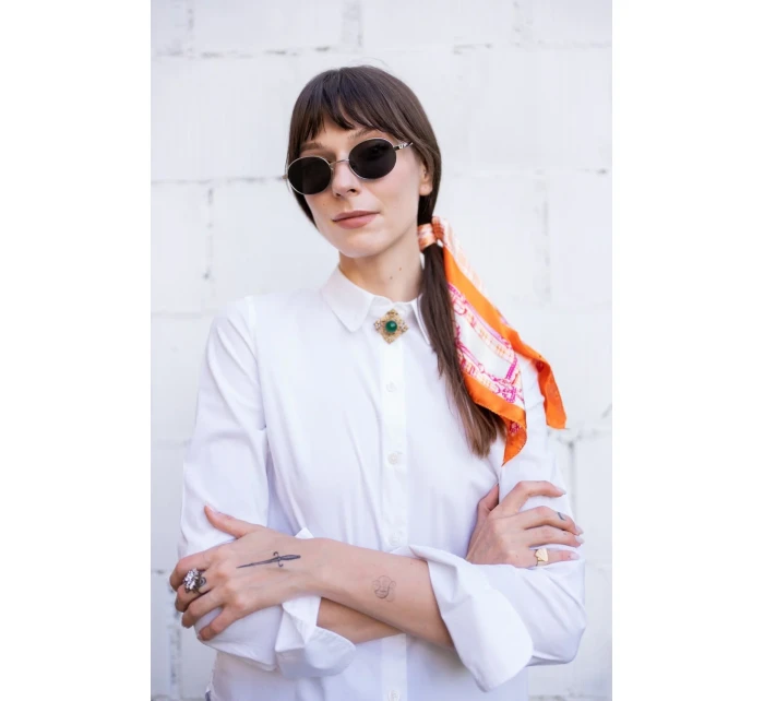 Saténová kostkovaná šála model 21066673 - Art of polo