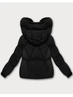 Černá oversize dámská bunda pro přechodné období model 21422893 - S'WEST