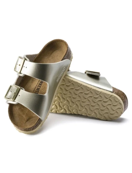 Dívčí žabky Arizona Kids Metallic Gold model 20701427 - Birkenstock Dívčí žabky Arizona Kids Metallic Gold model 20701427 - Birkenstock