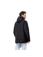 Jack Wolfskin pánská přechodná bunda DEUTZER LONG JKT M black prodyšná tkanina black (1207451_6000) pánské