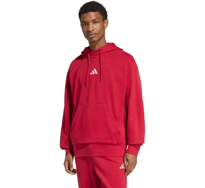 Pánská mikina adidas Essentials Feelcozy Hoodie červená KC0907 pánské