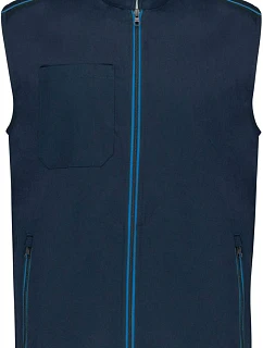 WK WK 6148 Pánská vesta "Day-to-Day" 20.6148 navy/light royal blue