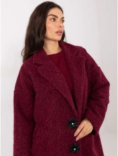 Kabát IT EN 96965.19 bordó