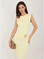 Šaty IT SK 22392.21 světle žluté