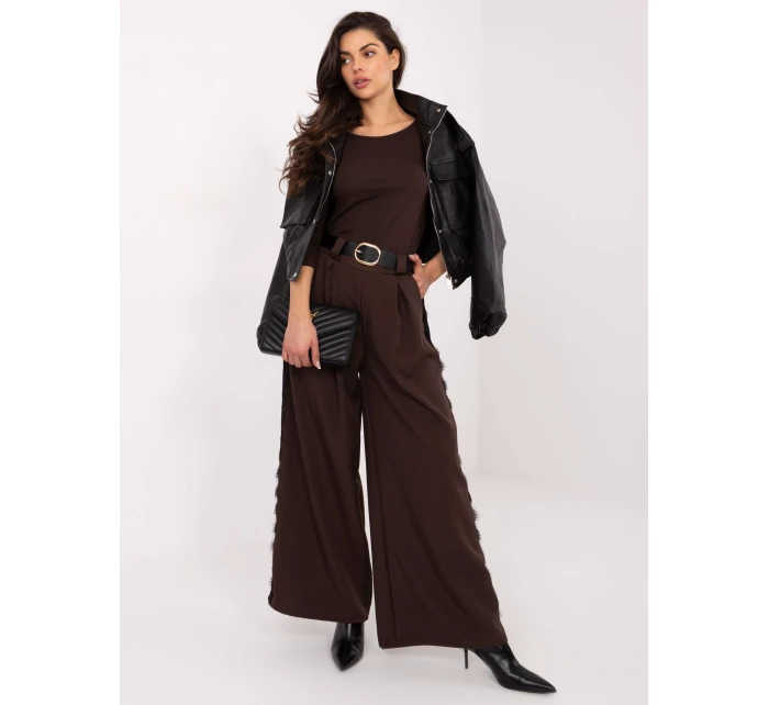 Kalhoty MI SP 62440.56 tmavě hnědé Kalhoty MI SP 62440.56 tmavě hnědé