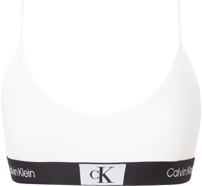Dámská podprsenka String Bralette CK96 000QF7216E100 bílá - Calvin Klein