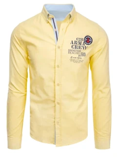 Pánská žlutá košile FashionStreet DX2246