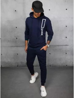 Pánské tmavě modré tepláky Dstreet AX0682