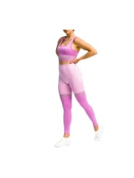 Legíny GymHero Legíny Stripes W MAUVE