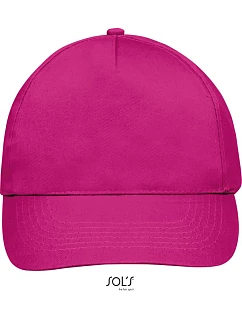 SOL'S Sunny 5 panelová baseballová kšiltovka 25.8110 fuchsia