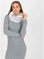 Tunelová šála AT KM model 21370601 bílá - FPrice Tunelová šála AT KM model 21370601 bílá - FPrice