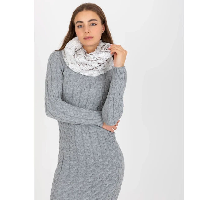 Tunelová šála AT KM model 21370601 bílá - FPrice Tunelová šála AT KM model 21370601 bílá - FPrice