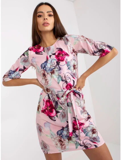Šaty LK SK model 17404575 světle růžová - FPrice Šaty LK SK model 17404575 světle růžová - FPrice