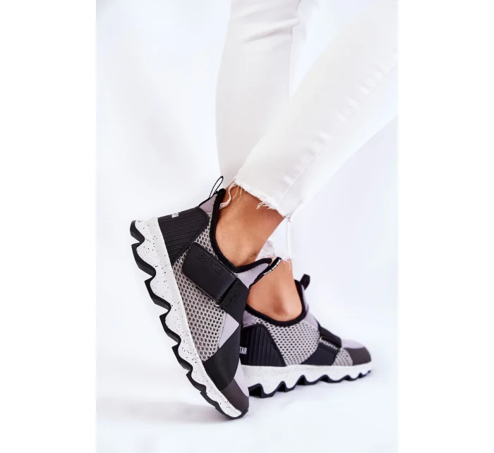 Dámské tenisky Big Star KK274546 Šedo-Černé Dámské tenisky Big Star KK274546 Šedo-Černé