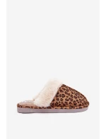 Dámské domácí pantofle s kožíškem – panterka Aceline Dámské domácí pantofle s kožíškem – panterka Aceline