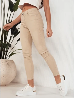 Dámské džínové kalhoty LODGE light beige FashionStreet UY1934