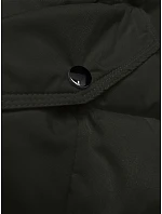 Péřová dámská zimní bunda v army barvě model 21245983 - LHD Péřová dámská zimní bunda v army barvě model 21245983 - LHD