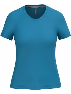 K Dámské tričko s výstřihem do V 20.K tropical blue model 22508318 - Kariban