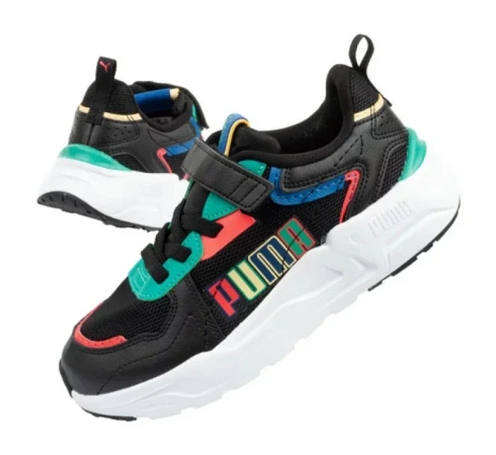 Dětské sportovní boty Trinity Jr 395463 02 Černá mix - Puma Dětské sportovní boty Trinity Jr 395463 02 Černá mix - Puma