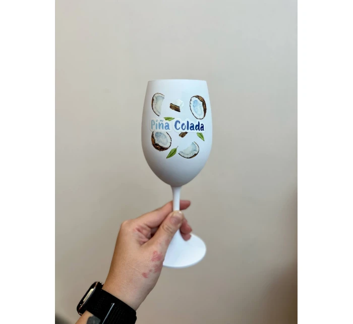 PIÑA COLADA - bílá sklenice na víno 350 ml PIÑA COLADA - bílá sklenice na víno 350 ml