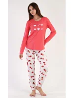 Dámské pyžamo dlouhé Valentýna