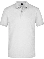 Daiber JN 710 Pánské elastické piqué polo 02.0710 grey heather