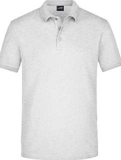Daiber JN 710 Pánské elastické piqué polo 02.0710 grey heather