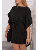 Oversize netopýří šaty černé