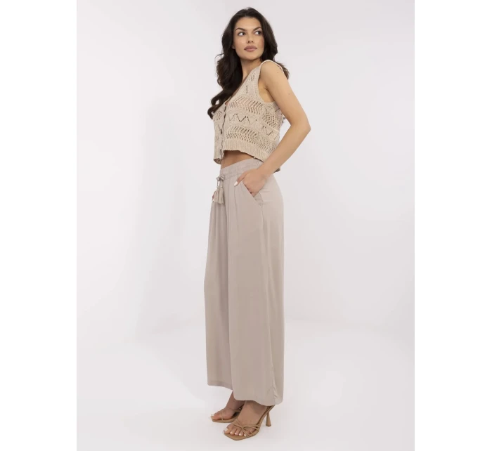 Kalhoty D73761M62237B tmavě lila