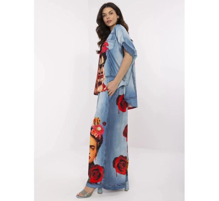 Kalhoty DHJ SP 19183 5.78 modrá Kalhoty DHJ SP 19183 5.78 modrá