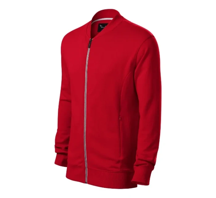 Bomber mikina pánská model 20633473 red - MALFINI, a.s. Bomber mikina pánská model 20633473 red - MALFINI, a.s.