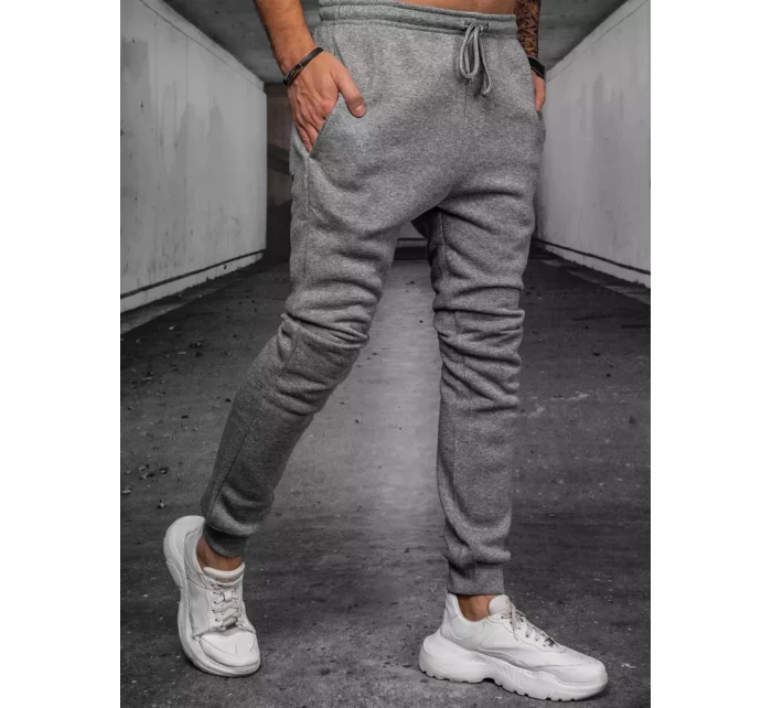 Pánské světle šedé kalhoty model 21967318 - Dstreet