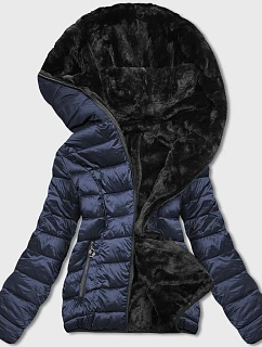 DWUSTRONNA KURTKA DAMSKA GRANATOWA model 21244164 - S'WEST