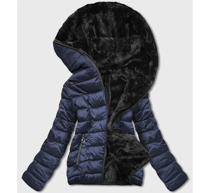 DWUSTRONNA KURTKA DAMSKA GRANATOWA model 21244164 - S'WEST