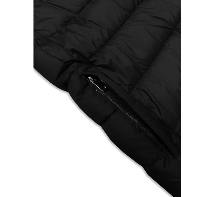 Černá dlouhá dámská zimní bunda Libland (7704) Černá dlouhá dámská zimní bunda Libland (7704)