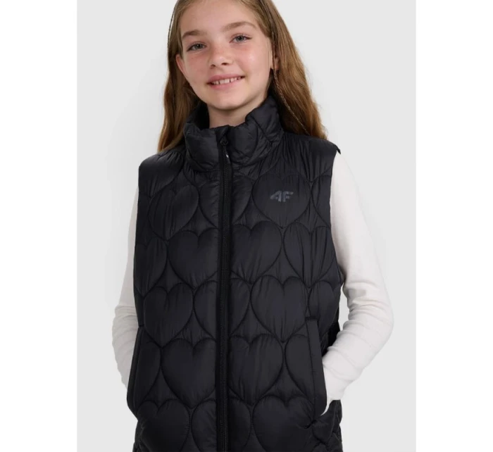 Dívčí rukávy bez rukávů se syntetickou výplní model 21814807 - 4F Dívčí rukávy bez rukávů se syntetickou výplní model 21814807 - 4F