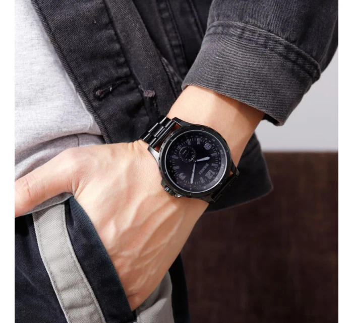 Pánské hodinky Skmei 1513BK + BOX pánské Pánské hodinky Skmei 1513BK + BOX pánské