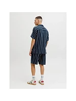 Jack&Jones pánské pruhované šortky JPSTJAIDEN COBA STRIPE JOG SHORTS REG SN SN 12274413 SKY CAPTAIN/STRIPES