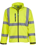 09 HiVis softshellová bunda hi vis yellow model 22501939 - Yoko