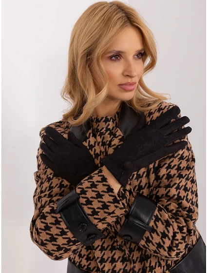 Rękawiczki AT RK model 19367908 czarny - FPrice Rękawiczki AT RK model 19367908 czarny - FPrice